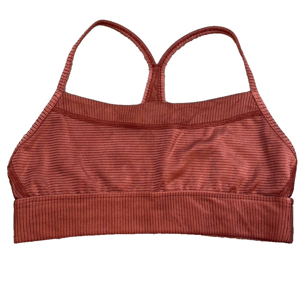 Alala Raya Rib Sprots Bra Womens Medium Desert Rose Activewear Yoga Gym‎ Workout